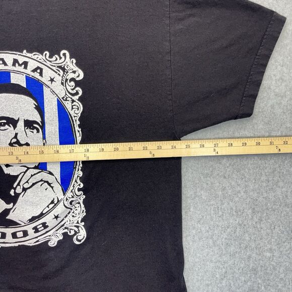 2008 Barrack Obama Presidential Campaign T-Shirt Mens 2XL Alstyle Tag Rare Y2K - Picture 7 of 7